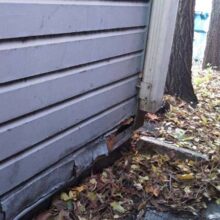 Bad siding