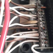 Scorched aluminum wiring