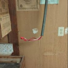 Abandaned wiring should be properly removed
