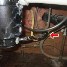 Improper wiring at garbage disposal