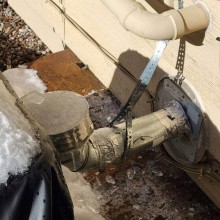 Standard Water Heater Incorrectly Vented