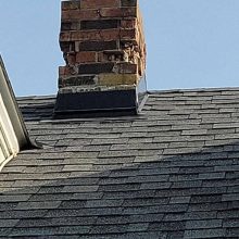 Extensive deterioration on chimney stack