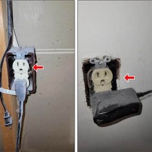 Outlets need cover plates to prevent shocks & child safety